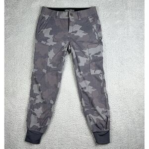 prAna Sky Canyon Joggers Adult Womens Sz 0 Gray Camo Outdoor Casual Pants